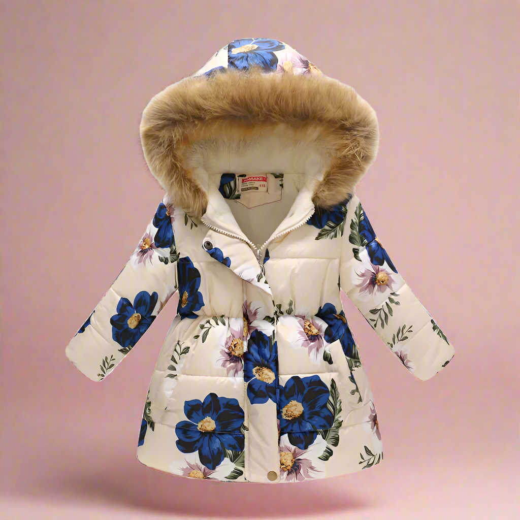 Elegant & Cozy – Quilted Winter Coat for Girls