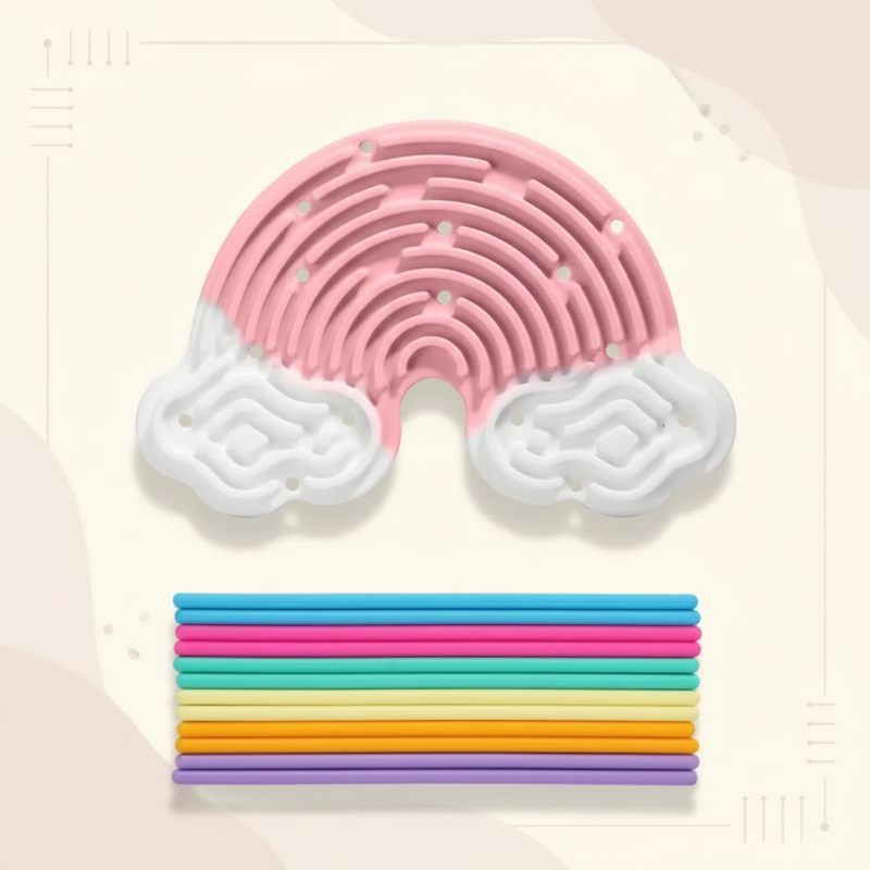 Playful & Plush – Silicone Busy Board