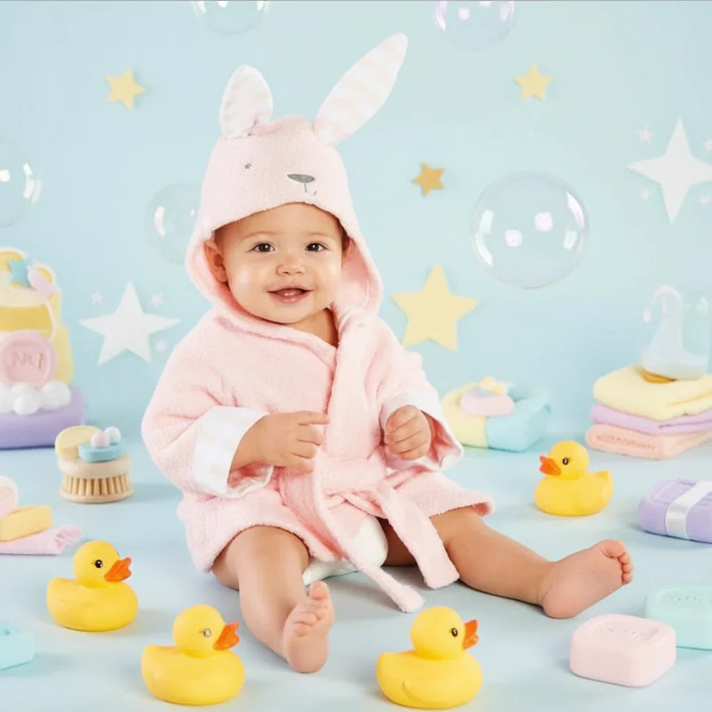 Plush & Absorbent – Bathrobe with Animal Design