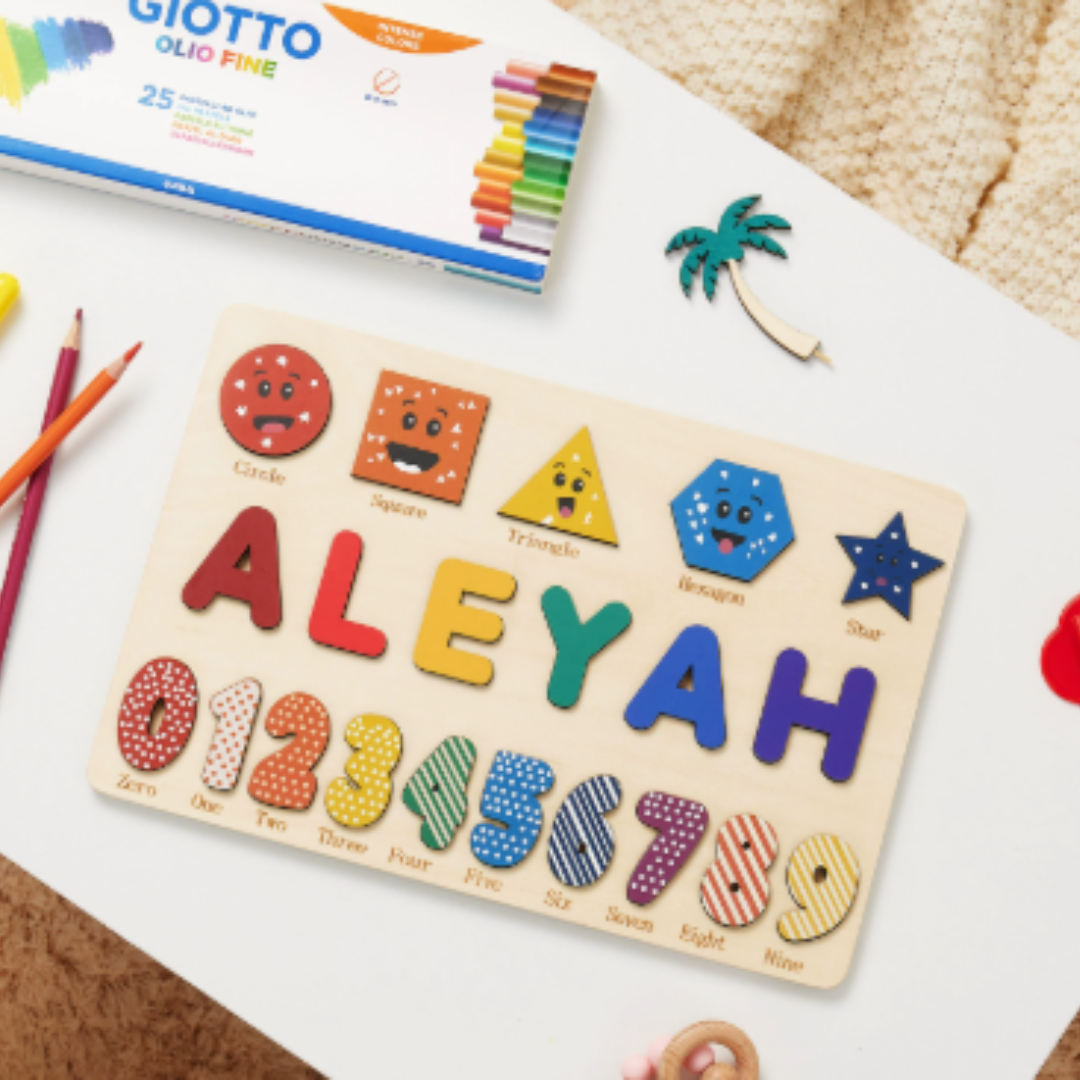 Your own name tag! - Name jigsaw puzzle