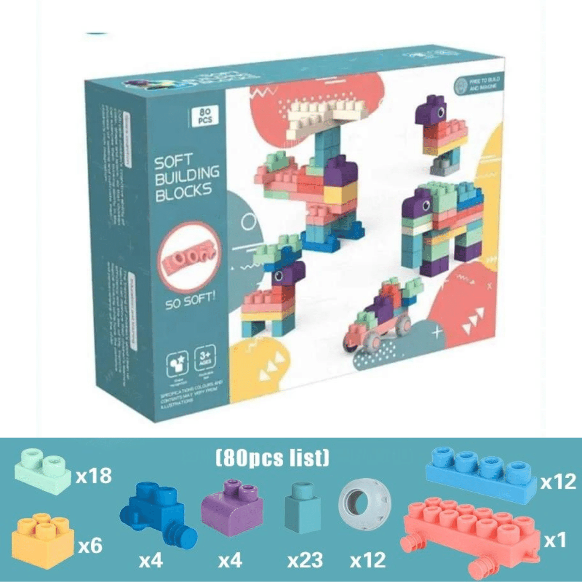 Building fun - Plush building blocks