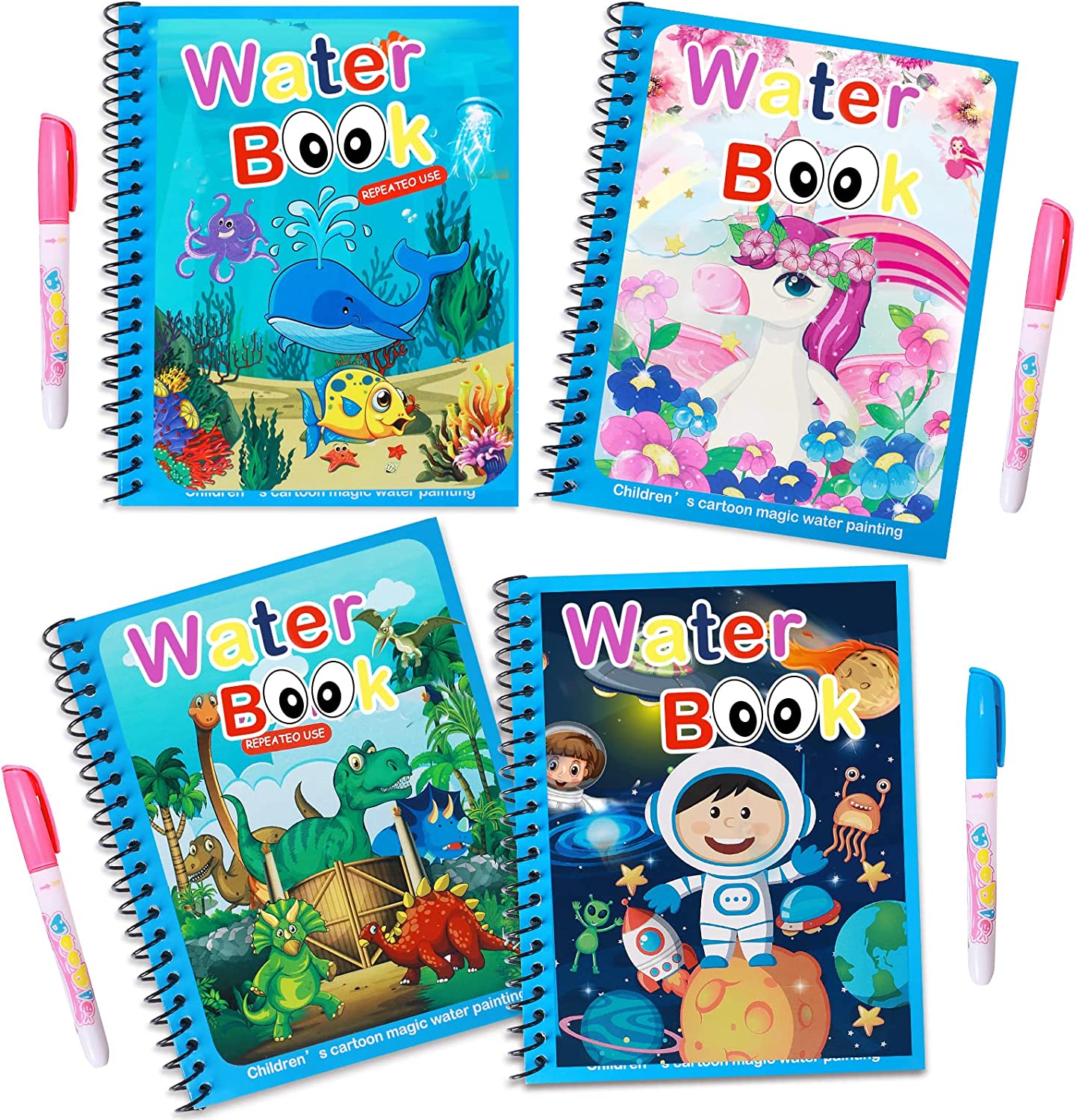 Colour with water - Colouring book
