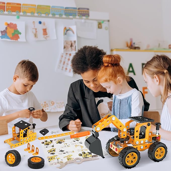 Cool & Educational – Construction Vehicle Kit