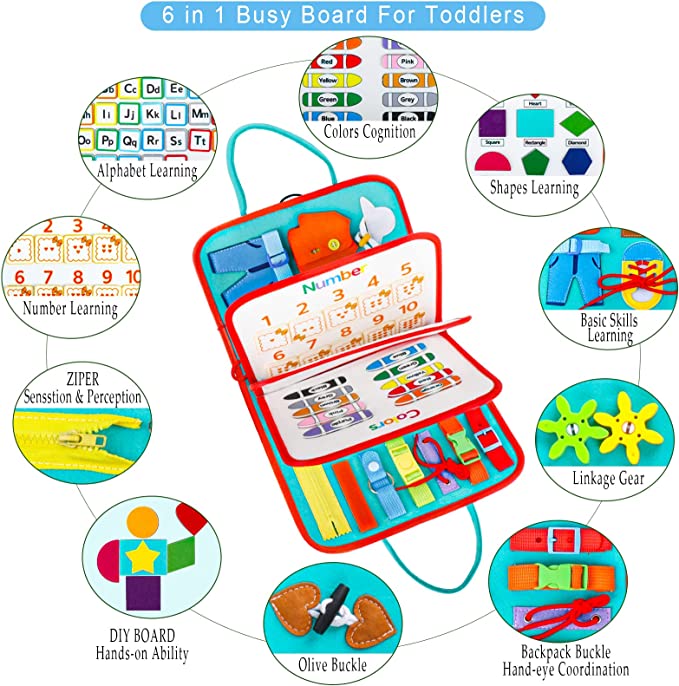 Explore and learn - The sensory book