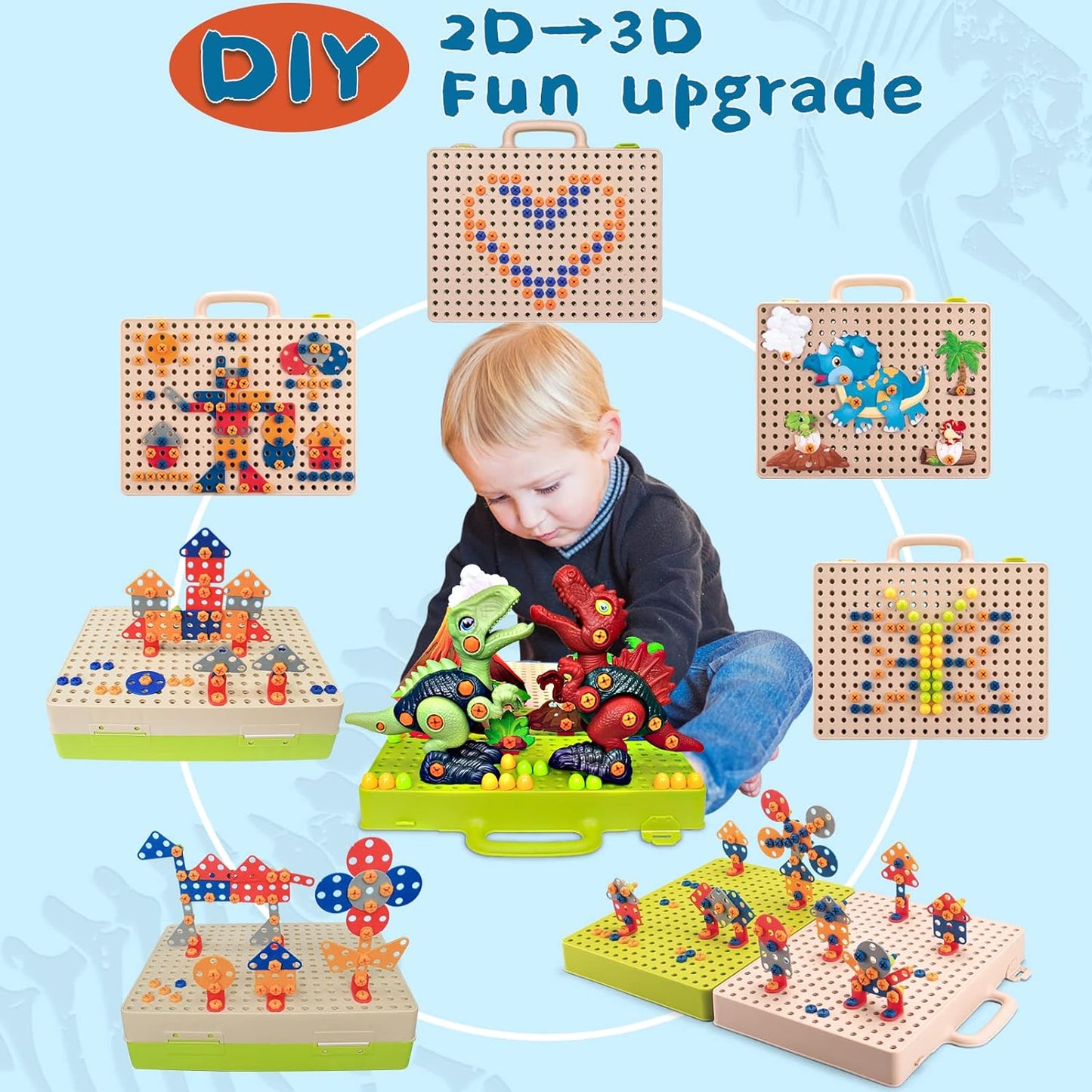 Drill & Design - Dino Building Toys