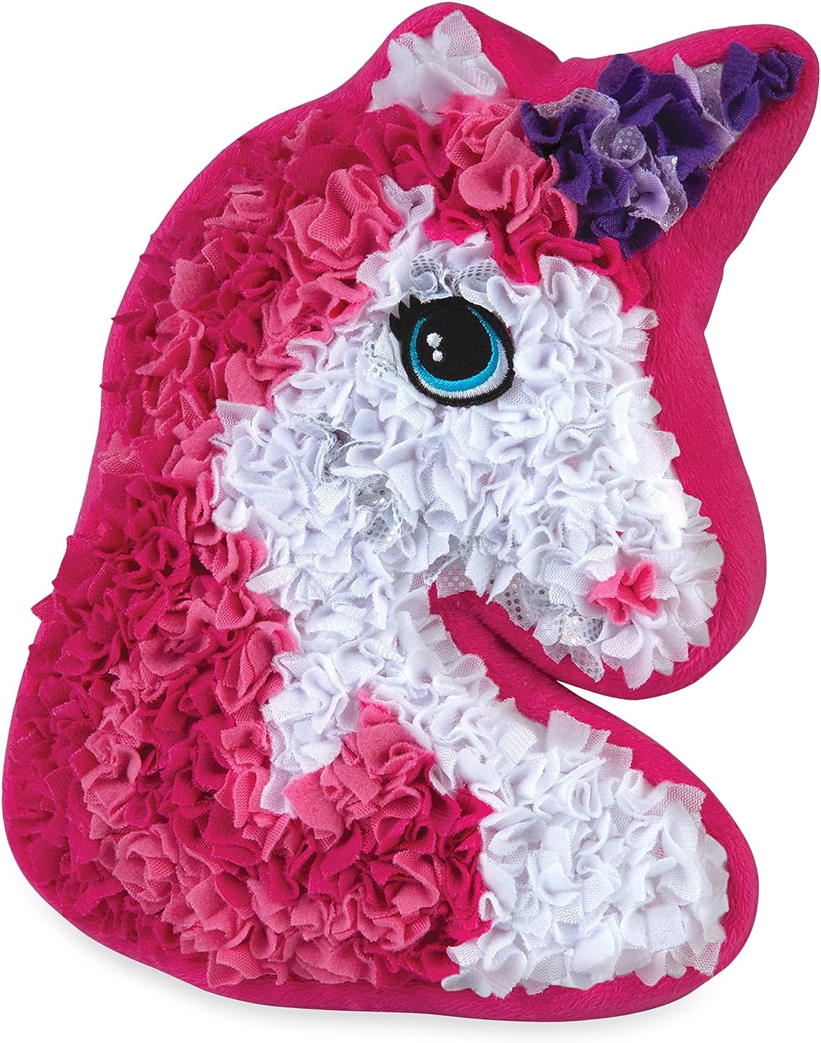 Fluffy fun- Plush unicorn pillow