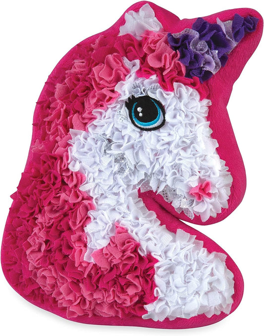 Fluffy fun- Plush unicorn pillow