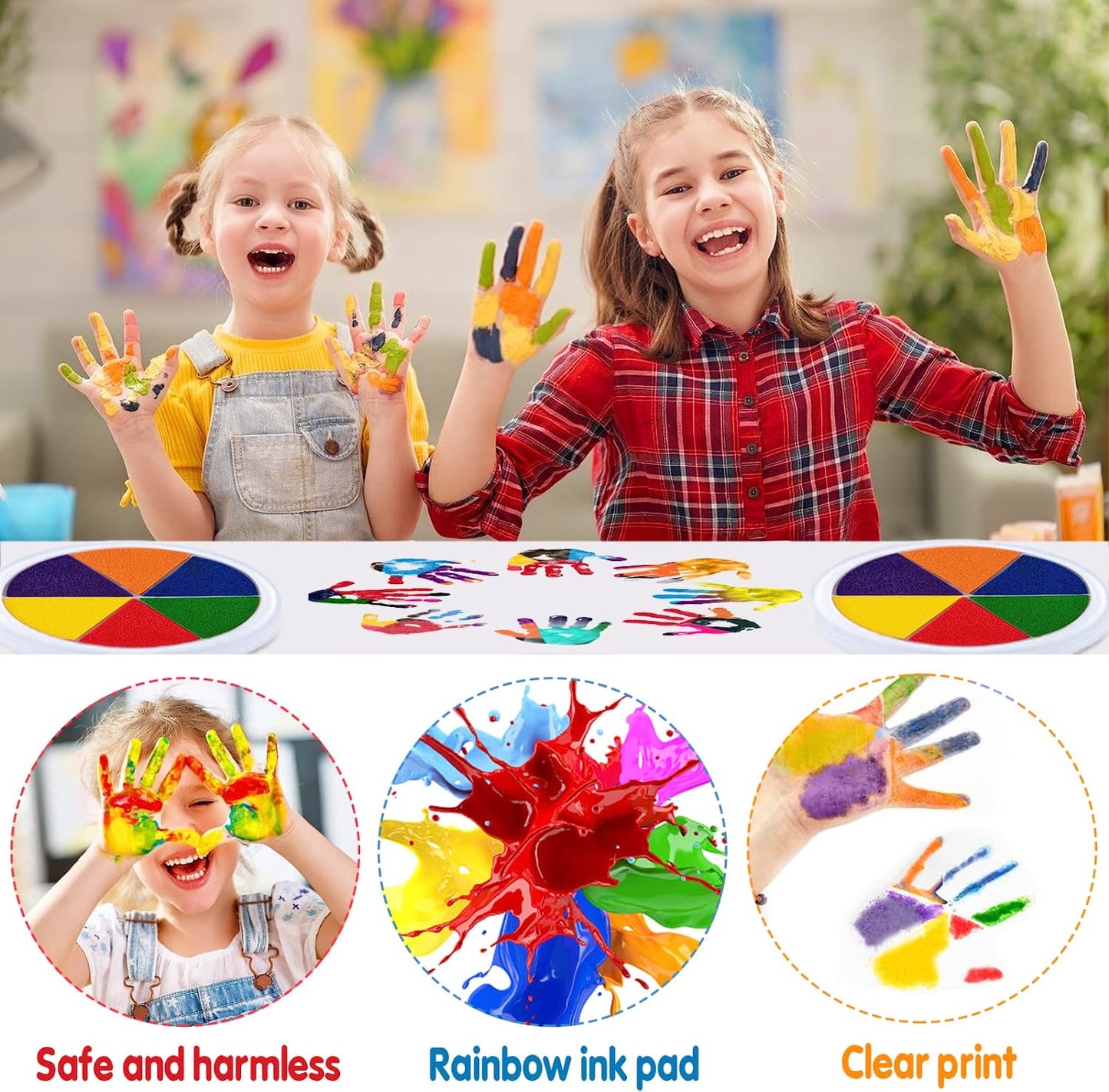 Paint with finger paints - Painting set for kids