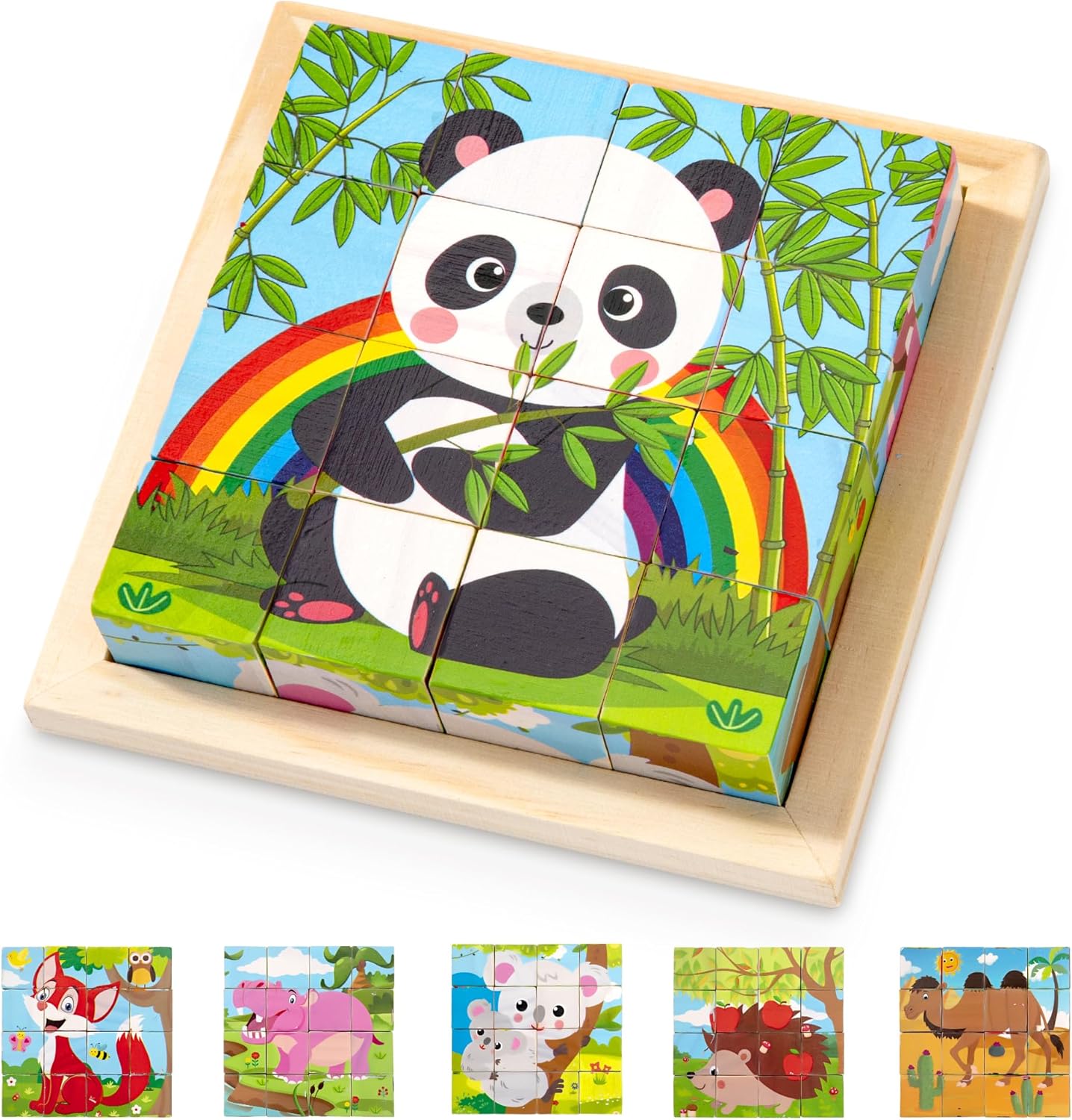 Play & Educational - 3D Wooden Blocks Puzzle