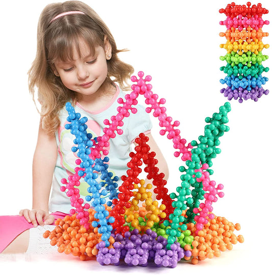 Developing creativity - Snowflake building blocks