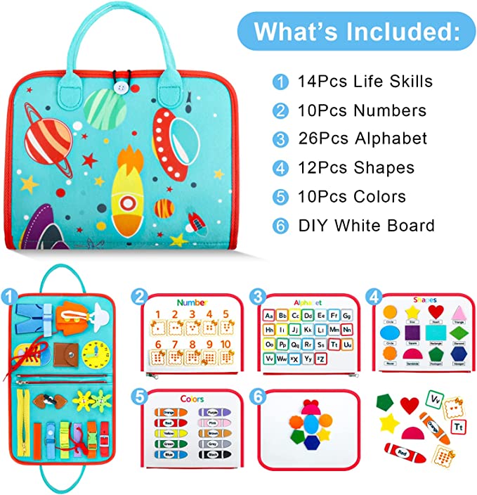 Explore and learn - The sensory book