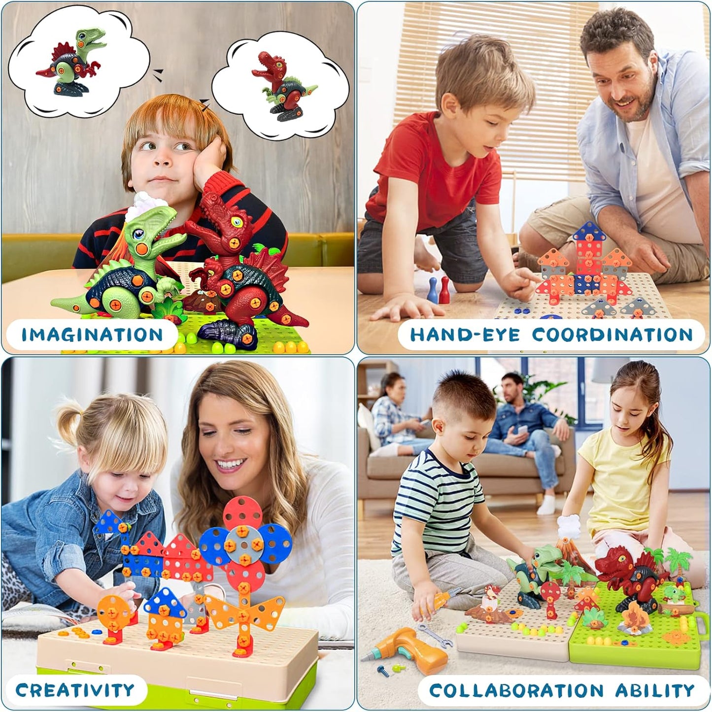 Drill & Design - Dino Building Toys