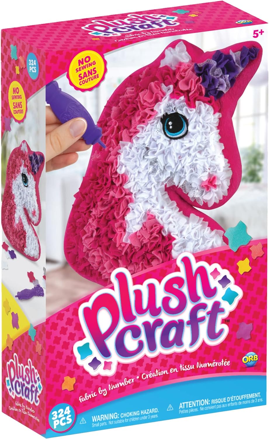 Fluffy fun- Plush unicorn pillow