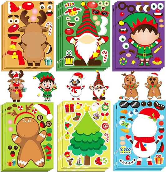 Christmas time in stickers - Sticker sheet Christmas