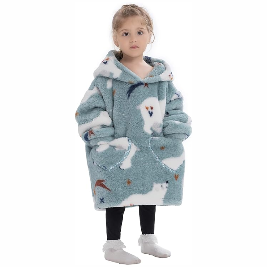 Cute and comfortable – Children's blanket with hood