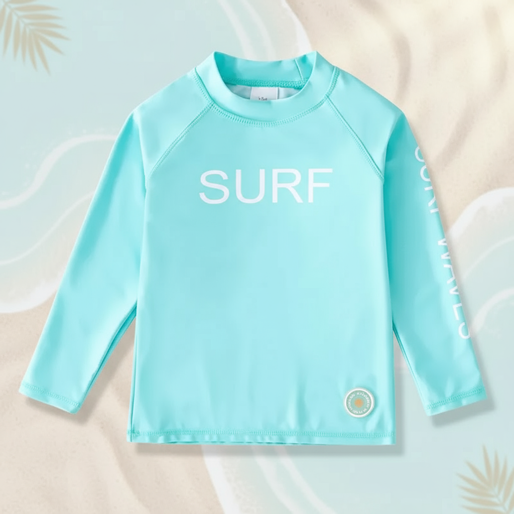 Protective & Flexible – Children's Long-Sleeved Surf Shirt with UPF 50+