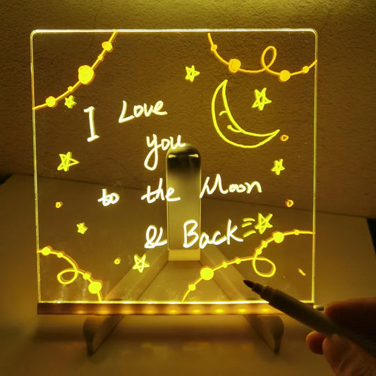 Shining stories - Illuminated drawing board