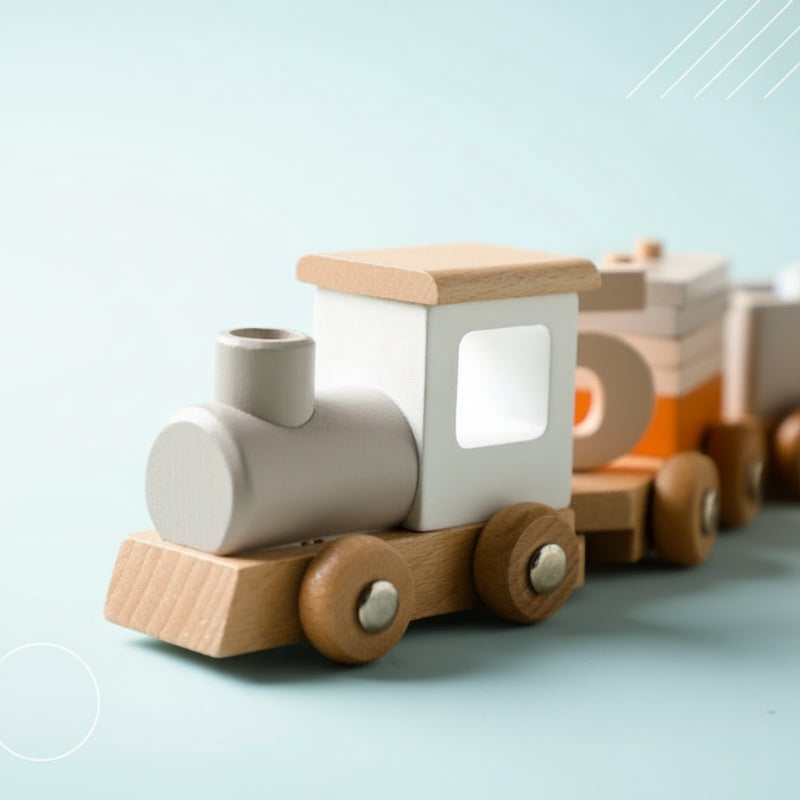 Classic & Educational – Wooden Developmental Train