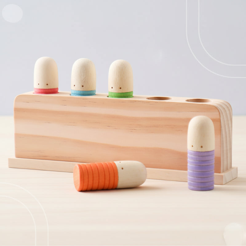 Playing & Developing – Sensory Wooden Infant Toys