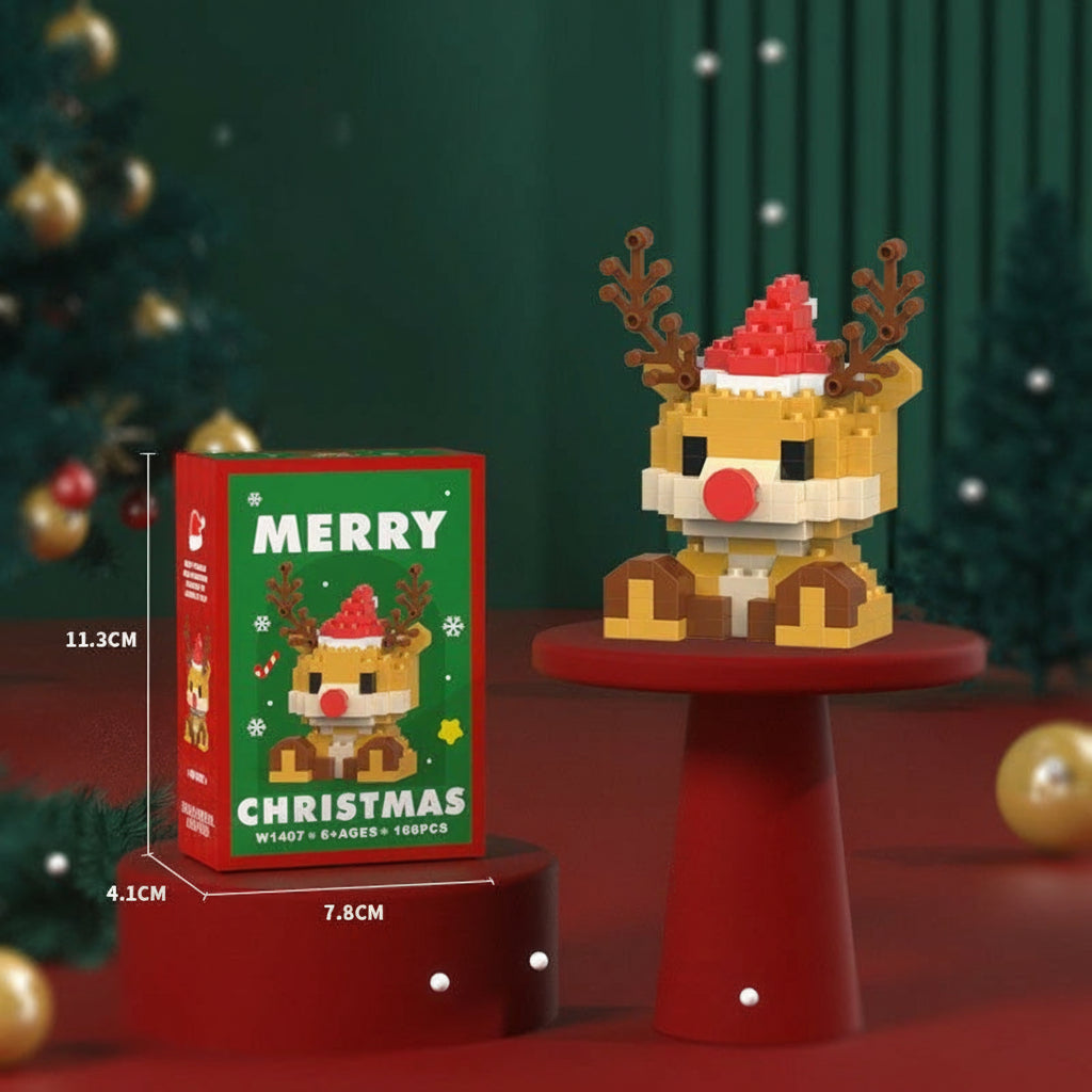 Cheerful & Decorative – Christmas Compact Building Blocks