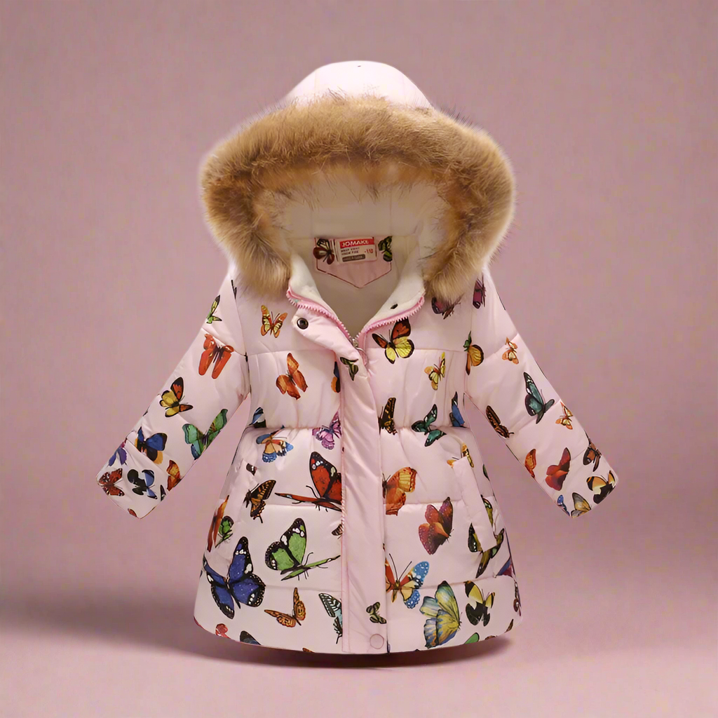 Elegant & Cozy – Quilted Winter Coat for Girls