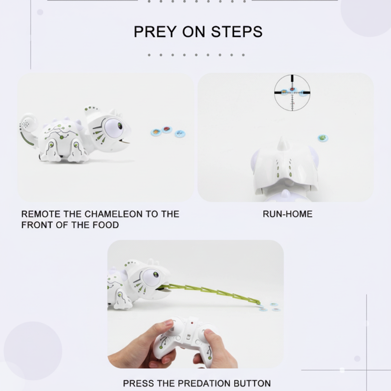 Engaging & Playful – RC Remote-Controlled Chameleon