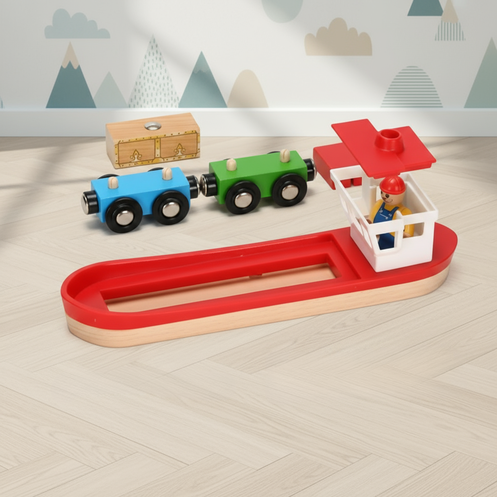Stylish & Educational - Wooden Public Transportation Play Kit