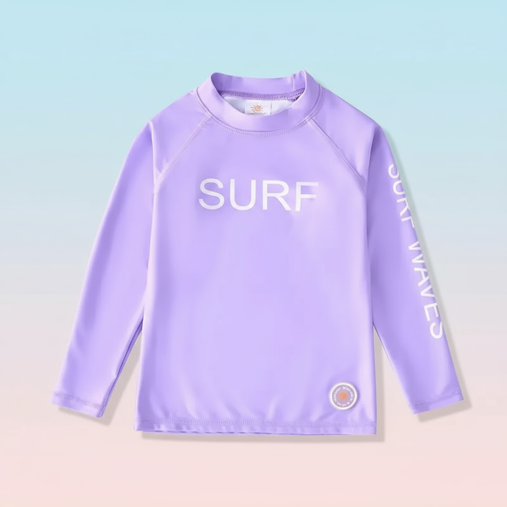 Protective & Flexible – Children's Long-Sleeved Surf Shirt with UPF 50+