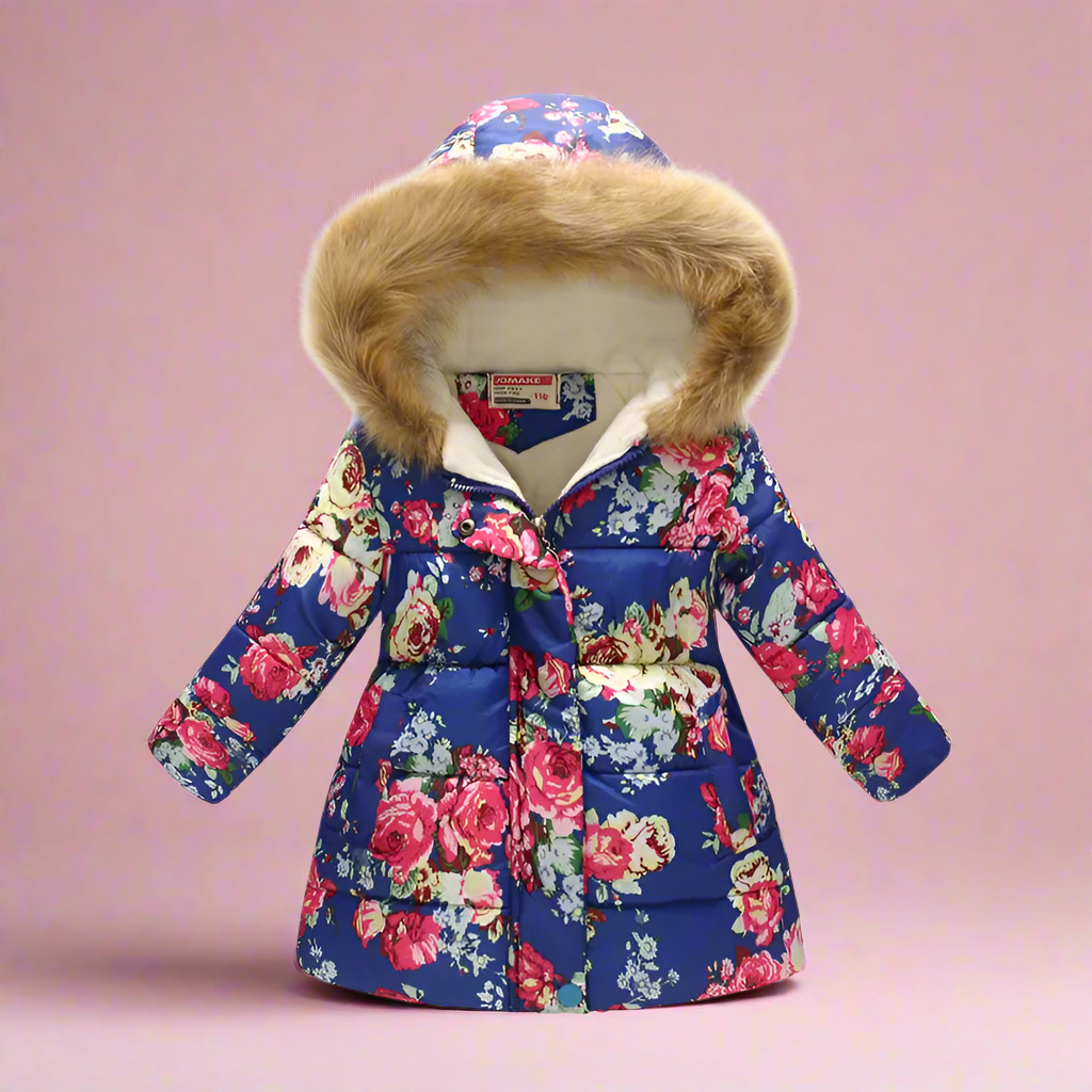 Elegant & Cozy – Quilted Winter Coat for Girls