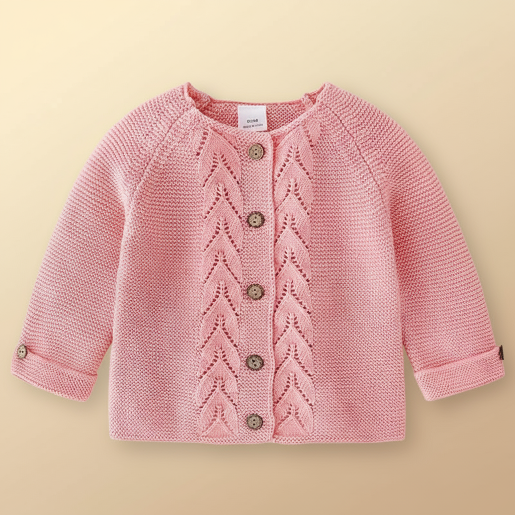 Comfortable & Stylish – Knitted Children's Cardigan Sweater
