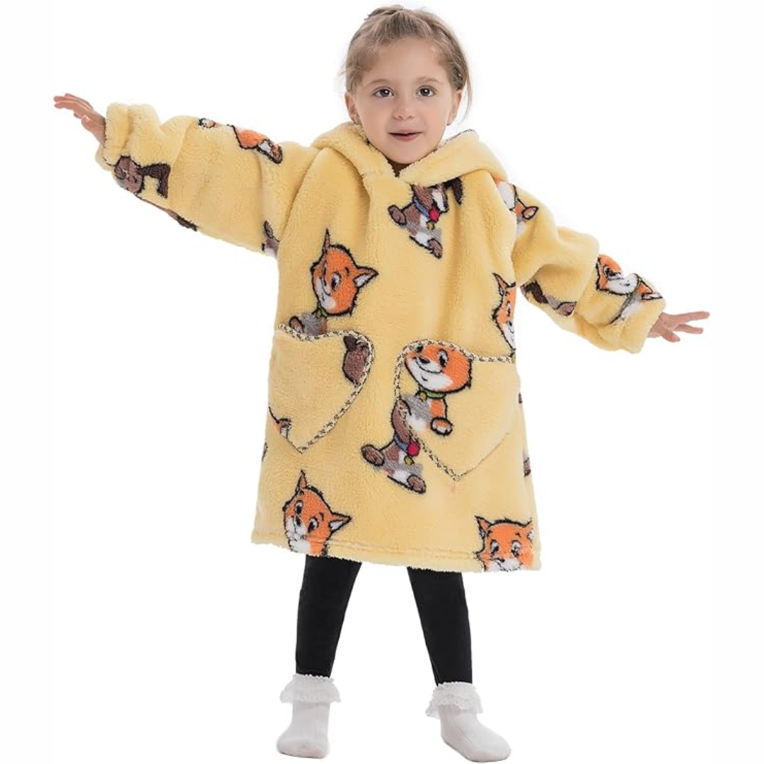 Cute and comfortable – Children's blanket with hood