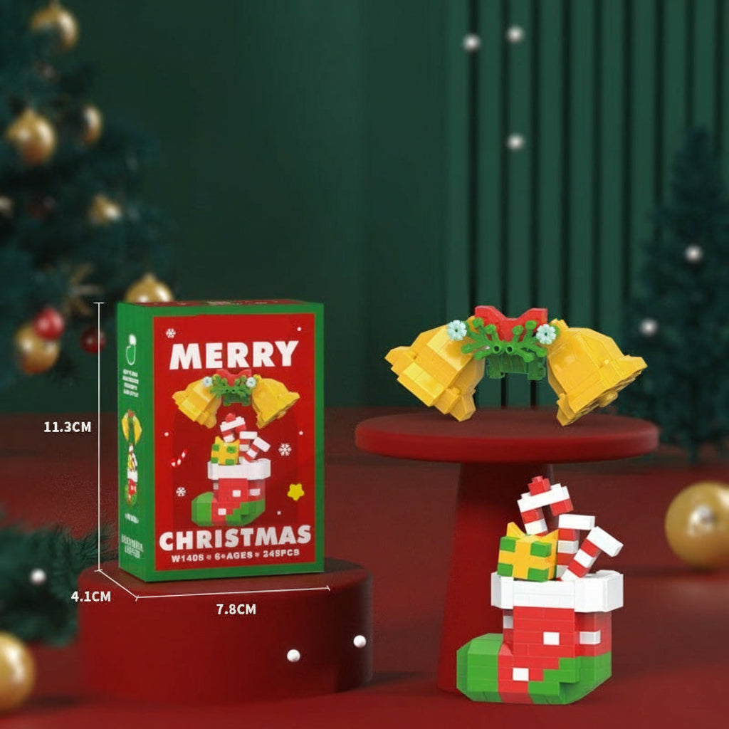 Cheerful & Decorative – Christmas Compact Building Blocks