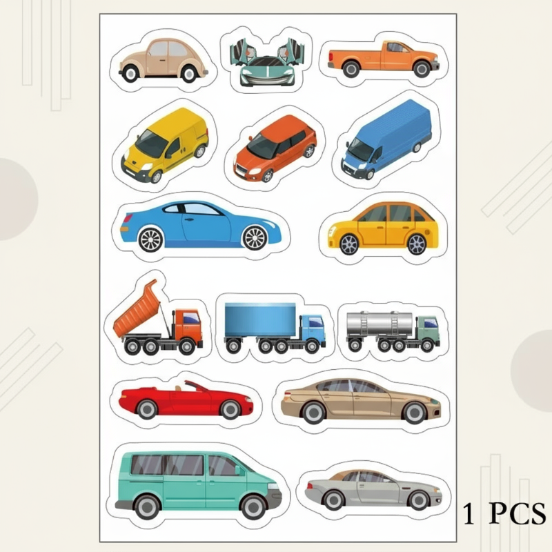 Colorful & Handy – Traffic Route Sticker Tape Kit