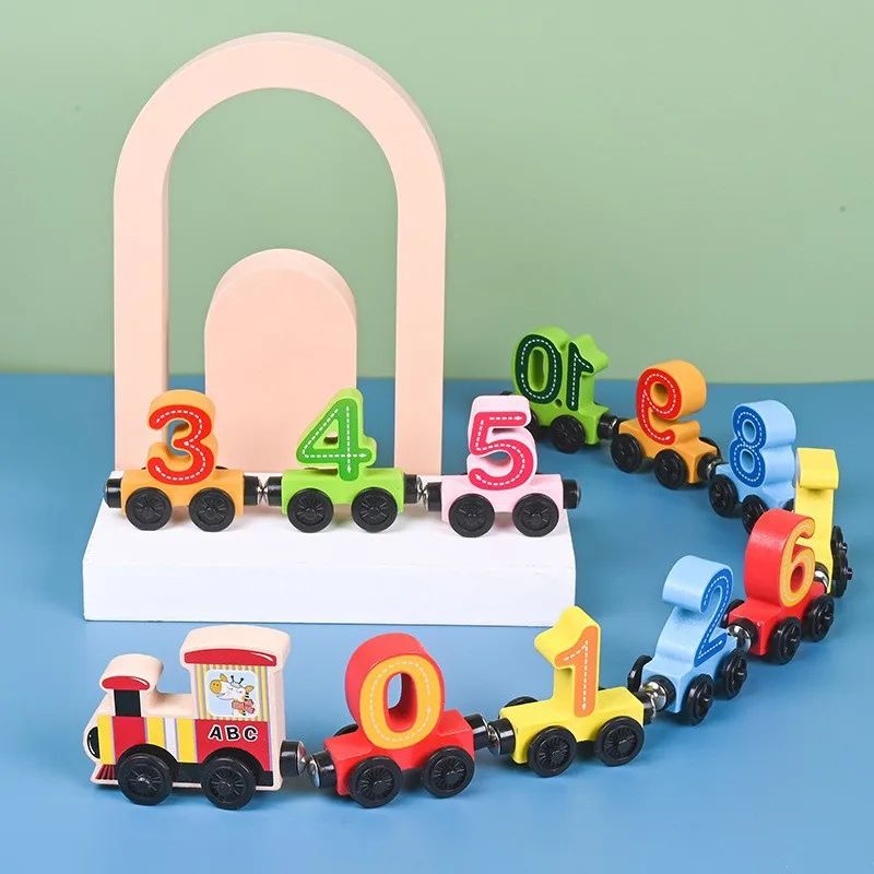 Colors & Shapes - Wood Train Toys