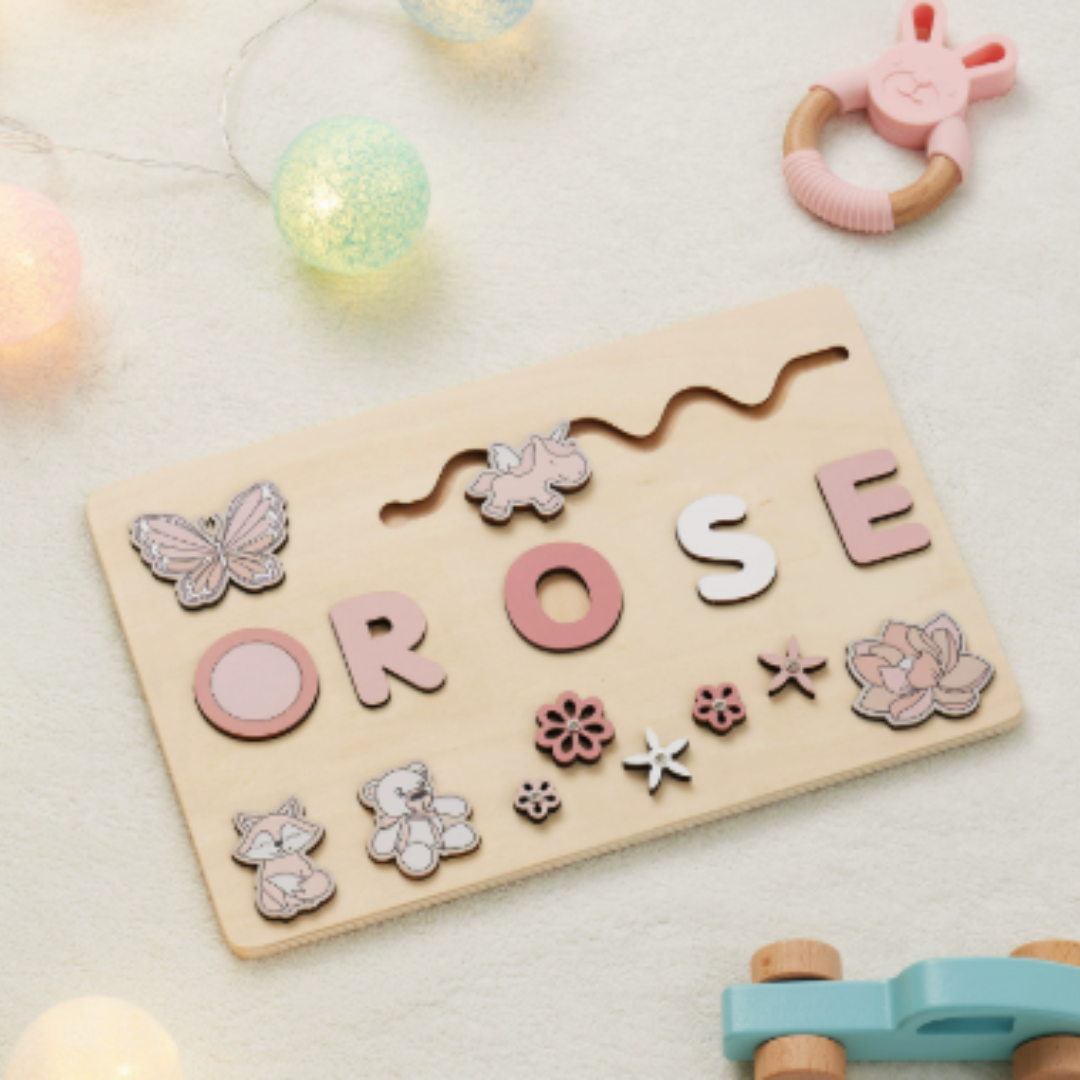 Your own name tag! - Name jigsaw puzzle