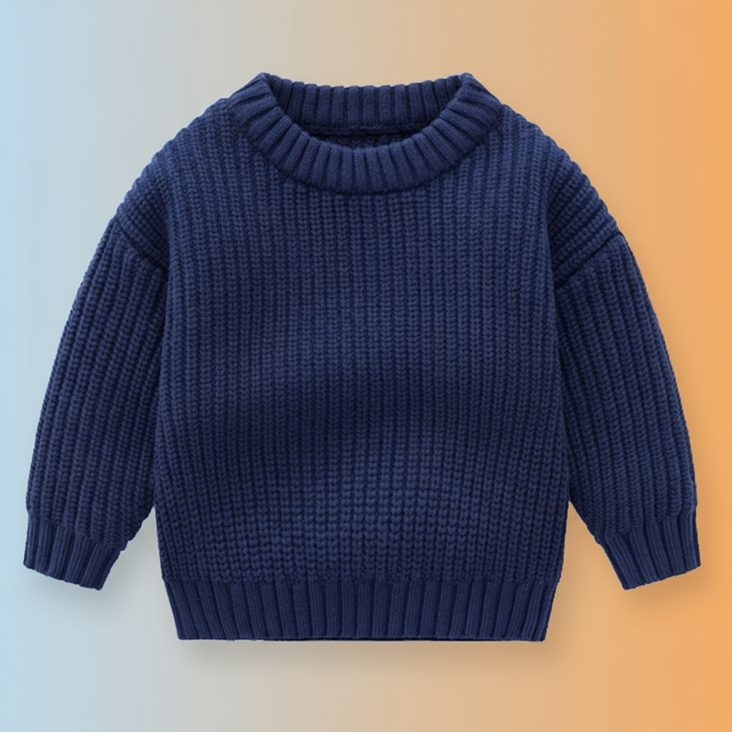 Classic & Cozy - Solid knit sweater
