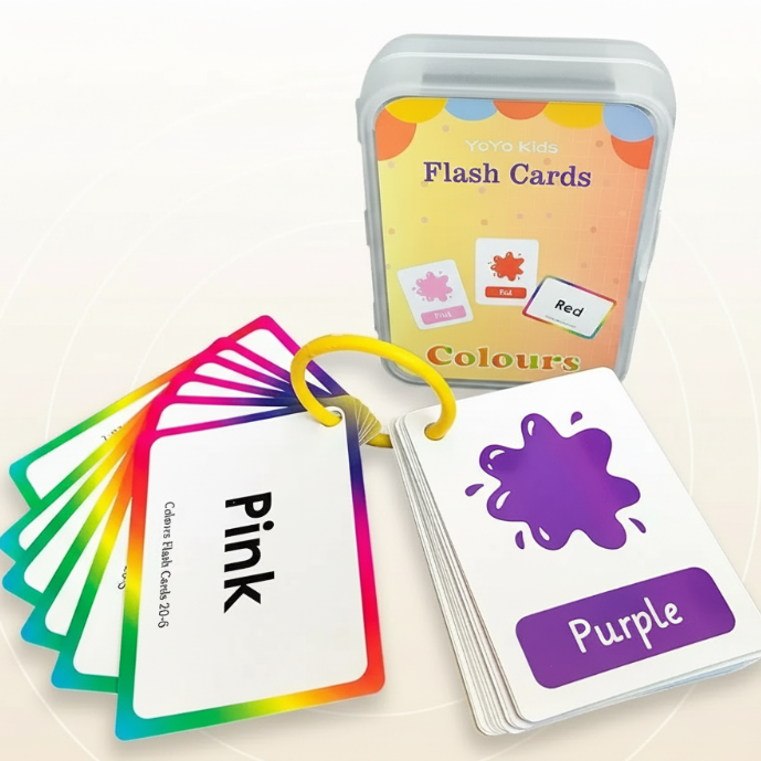 Cheerful & Language-rich – Educational Word Cards (English)