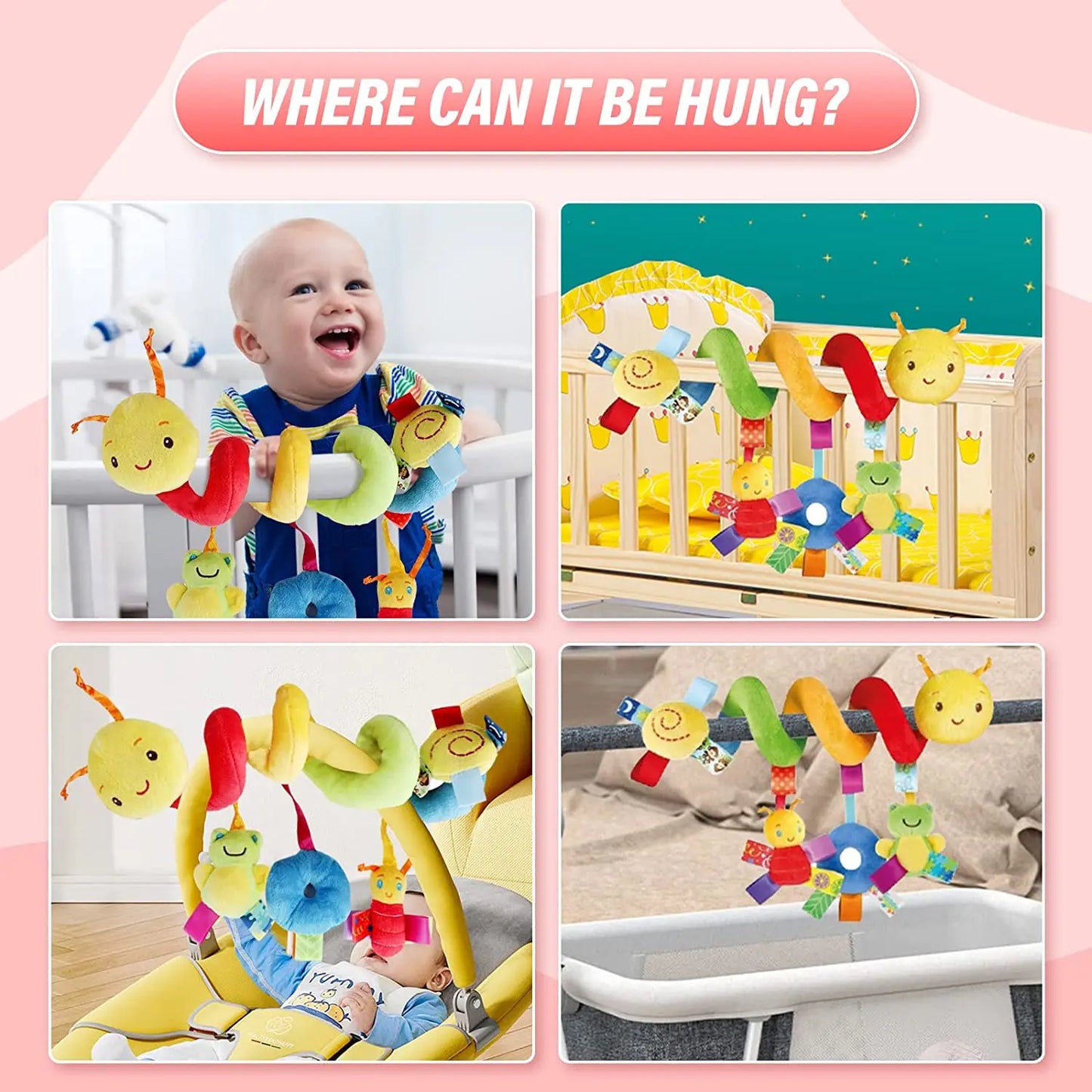 For prams or car seats - Mobile toys