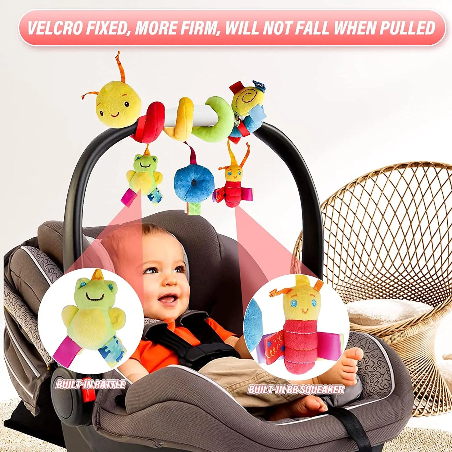 For prams or car seats - Mobile toys