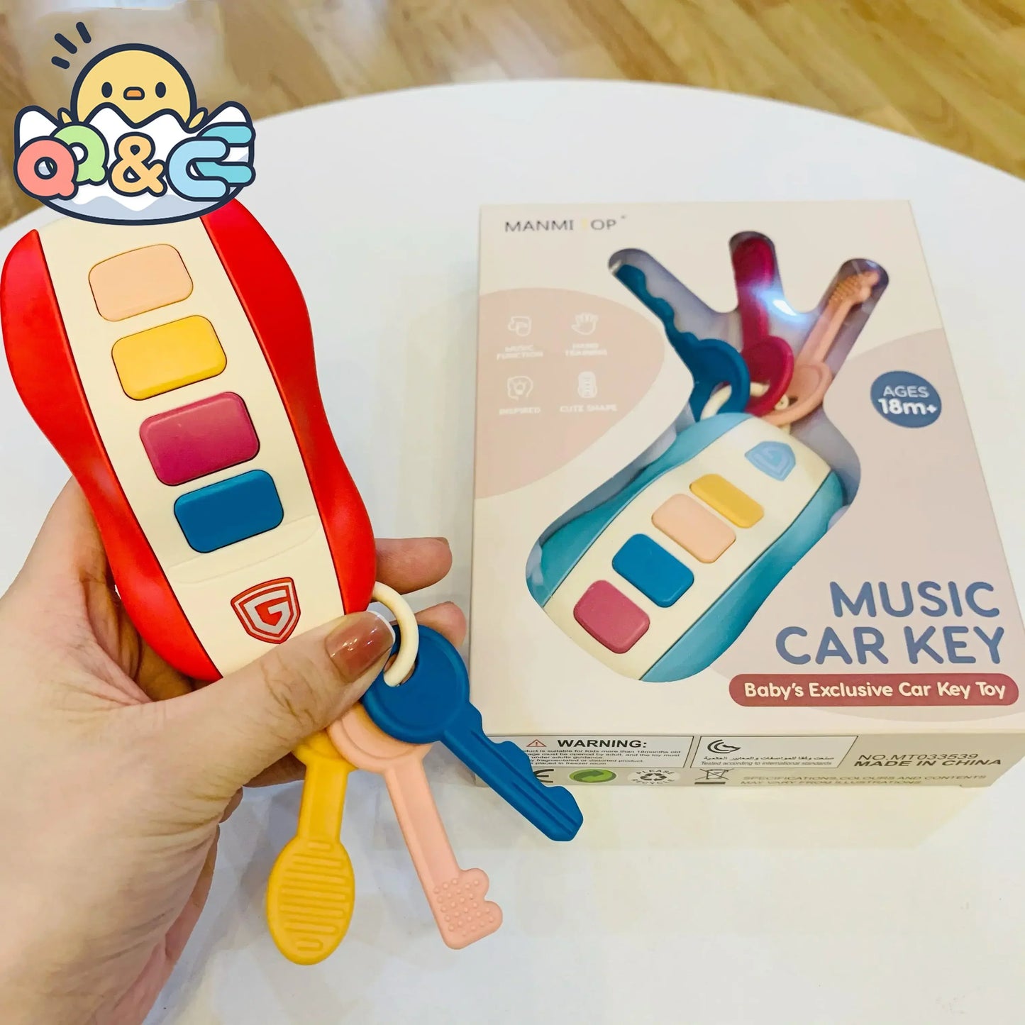 Melodic ride - Sounding car keys music toy