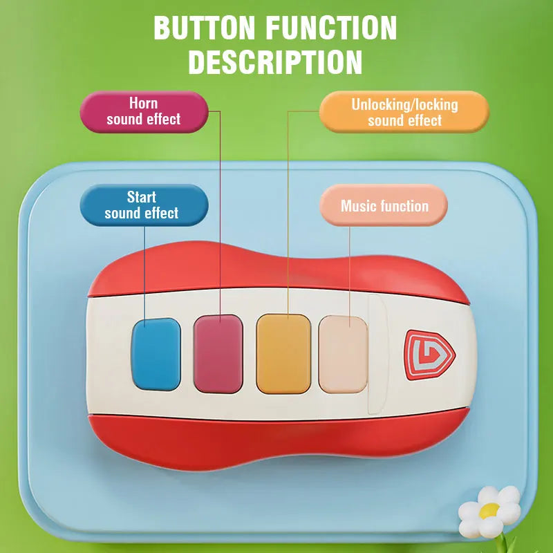 Melodic ride - Sounding car keys music toy