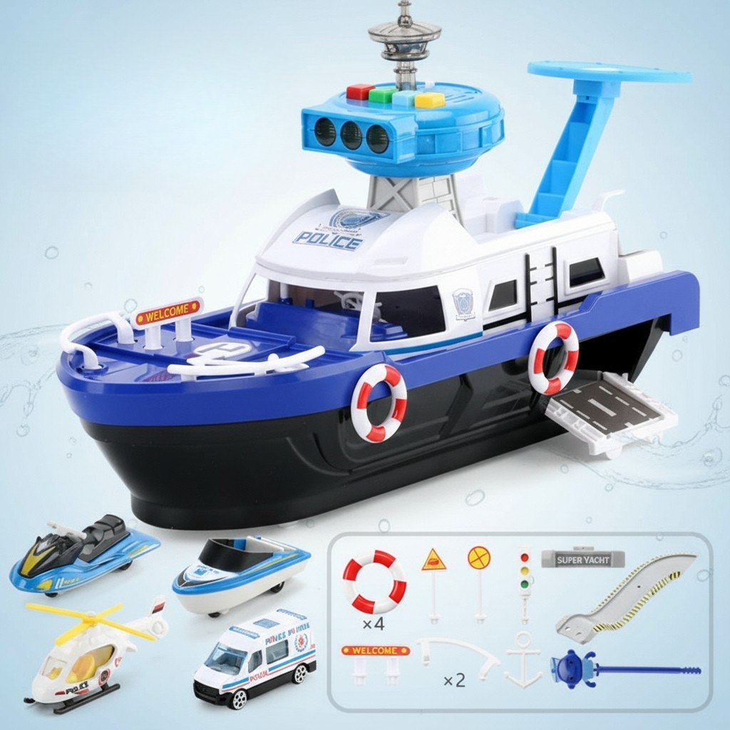 Musical & Interactive – Plaything Boat with Light & Sound