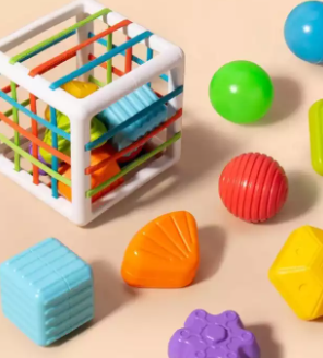 Woods™ l Sort and learn - Teaching cube for kids