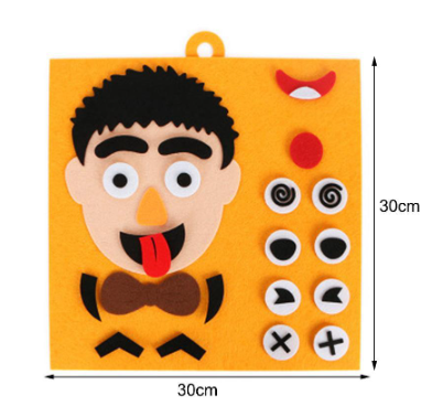 Create facial expressions - Emotional puzzle game
