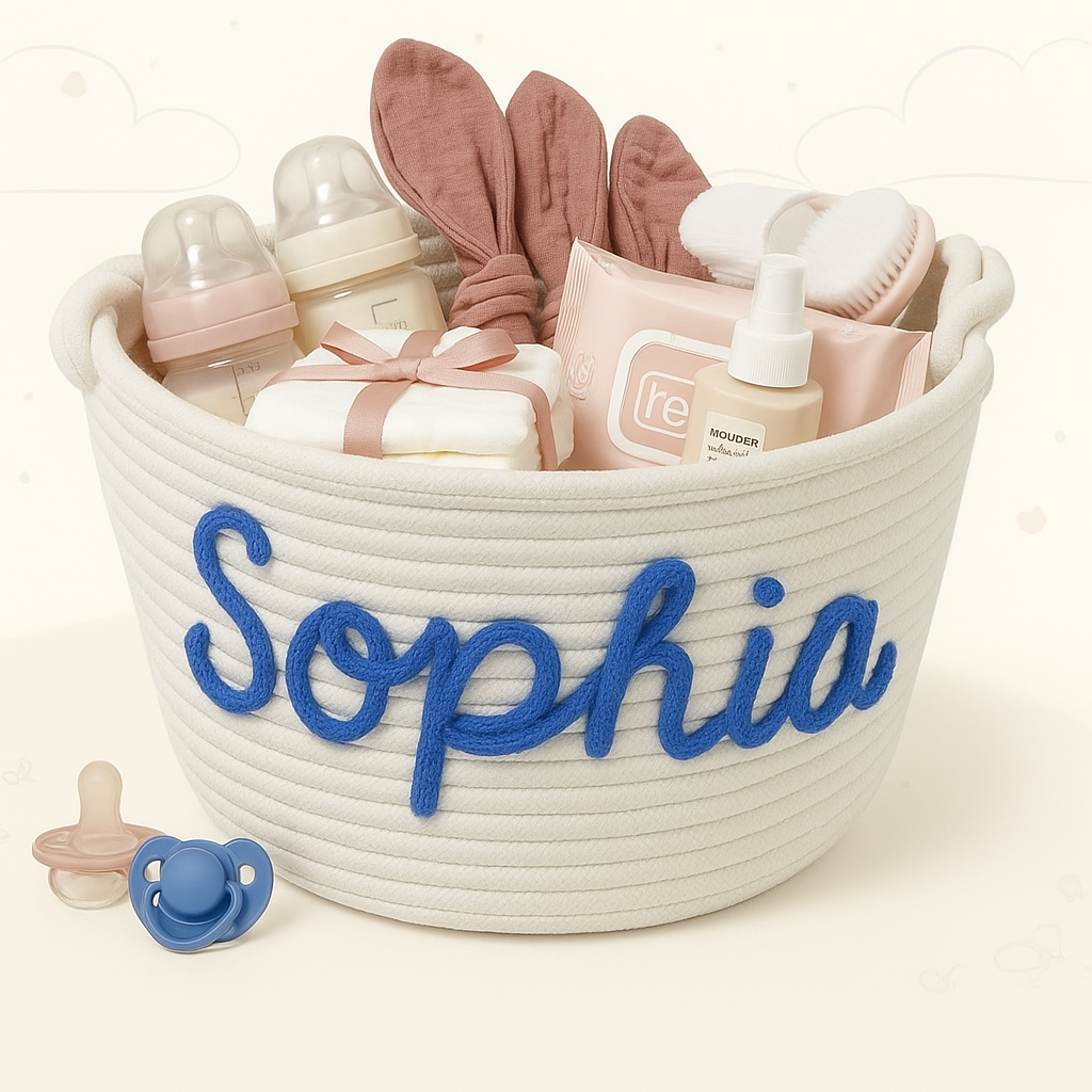 Cute & Personal – Custom Diaper Basket