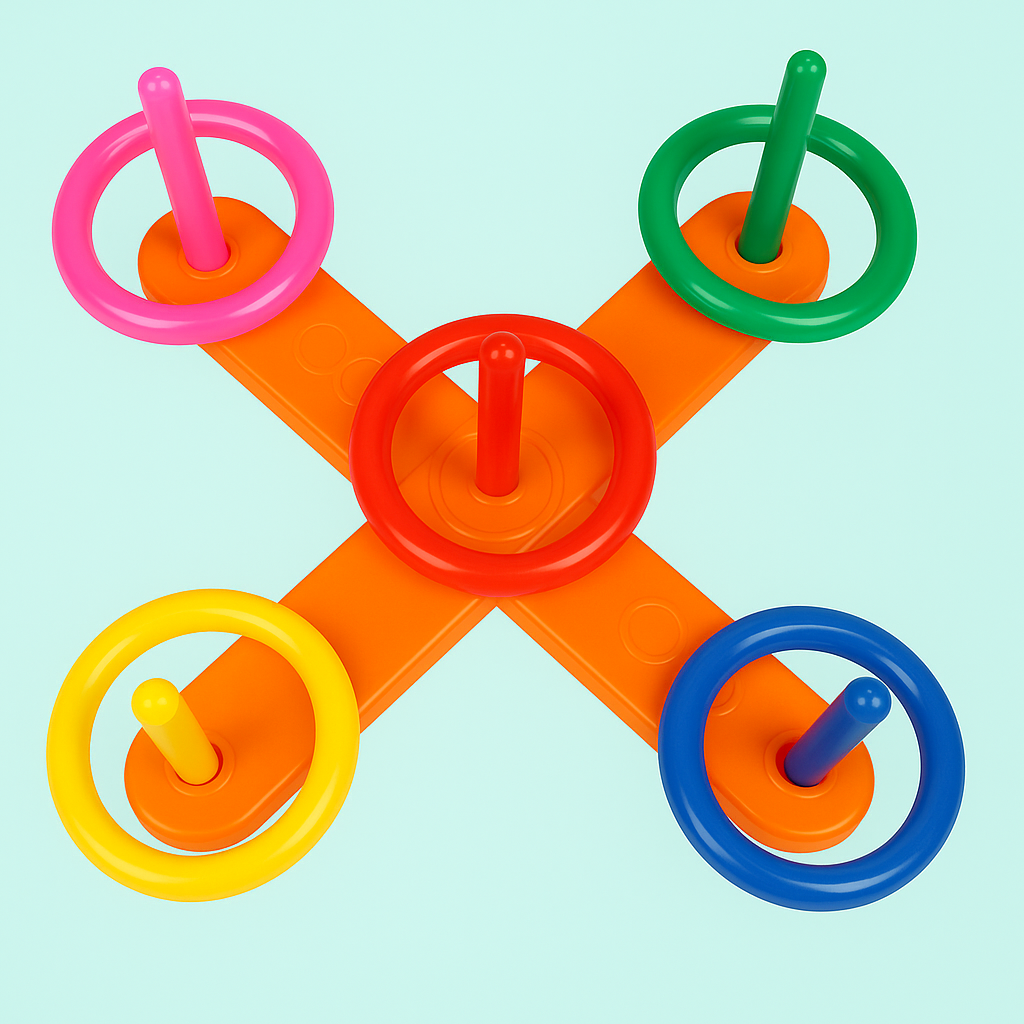 Throw & Score - Rings Throwing Outdoor Play Kit