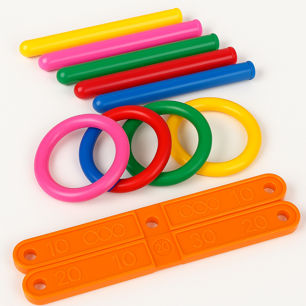 Throw & Score - Rings Throwing Outdoor Play Kit