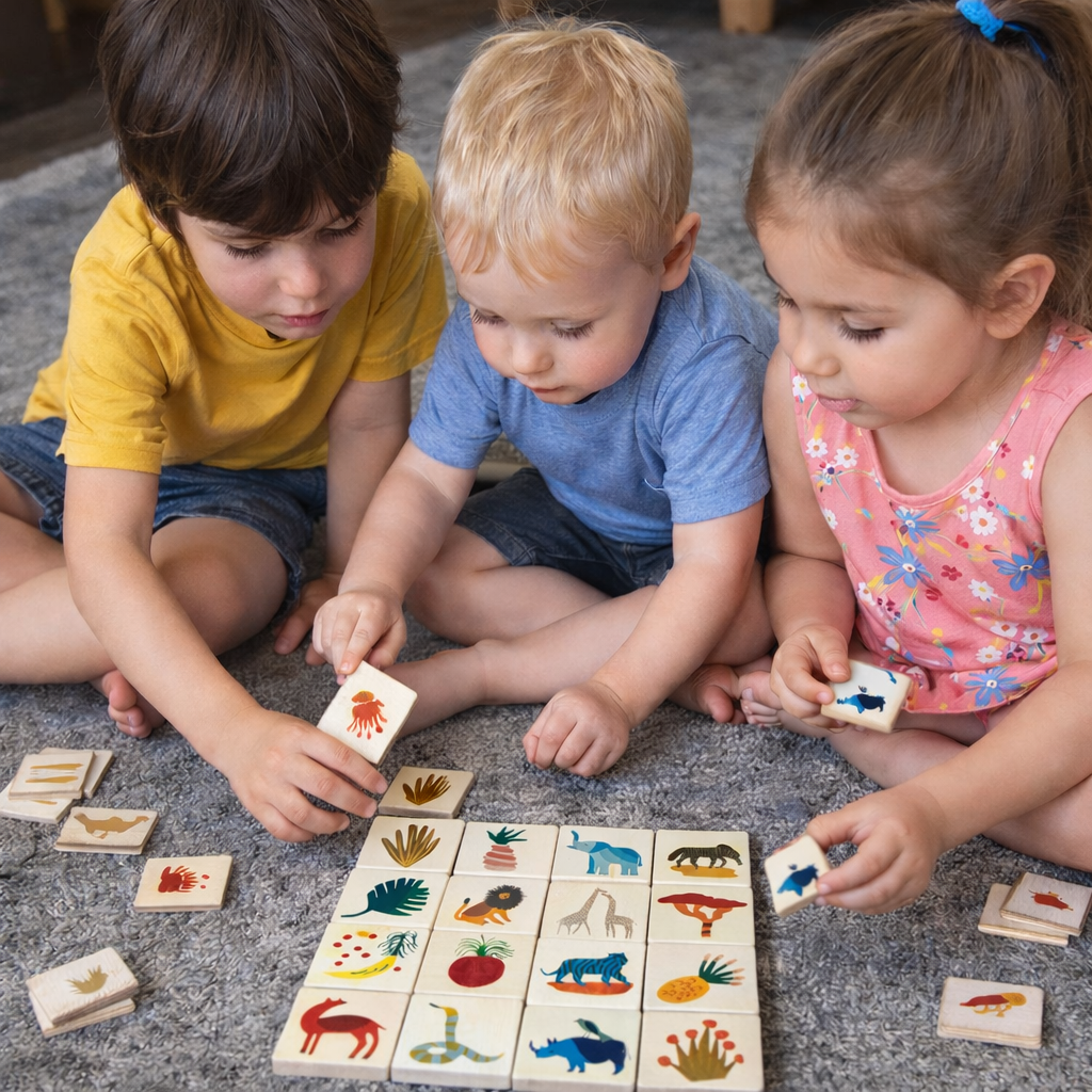 Wood & Educational – Jungle Memory Activity