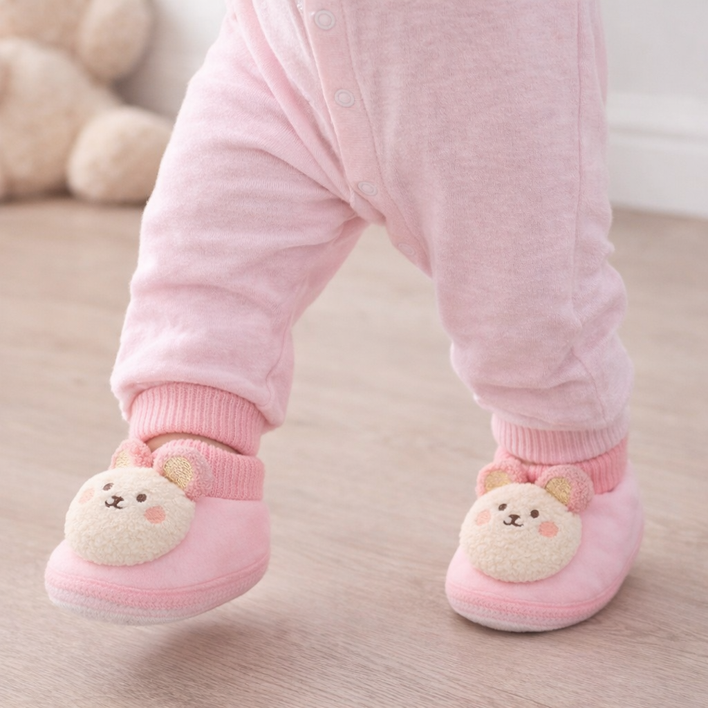 Warm and non-slip – Animal Infant Slippers