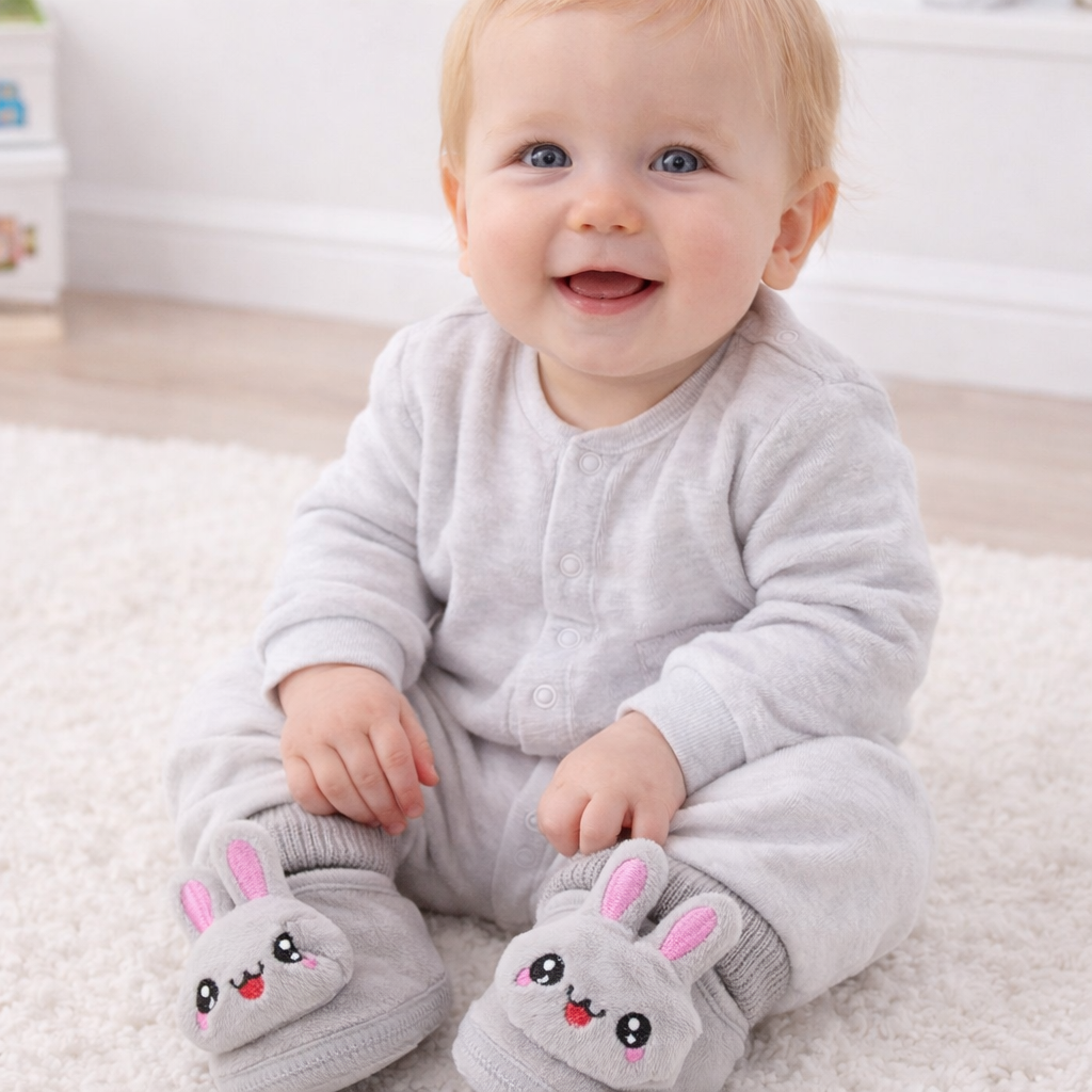 Warm and non-slip – Animal Infant Slippers